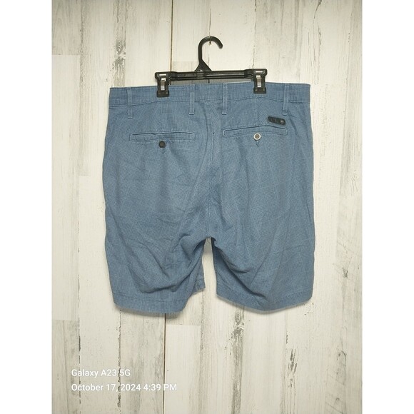AG Adriano Goldschmied Men’s The Wanderer Shorts Blue Dots Chino Preppy Sz 33R - Picture 4 of 10